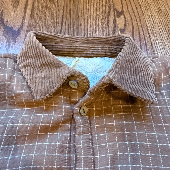 NEW Quincy Mae Ford Jacket Cinnamon Grid 4-5 Years - Picture 6 of 10